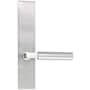 Emtek Brass Modern Door Configuration 4 Inactive Multi Point Trim Lever Set with American Cylinder Above Handle Satin Nickel