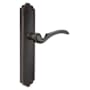 Emtek Designer Brass Door Configuration 6 Passage Multi Point Trim Lever Set with American Cylinder Below Handle Oil Rubbed Bronze