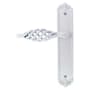 Emtek Designer Brass Door Configuration 6 Patio Multi Point Trim Lever Set with American Cylinder Below Handle French Antique