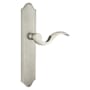 Emtek Classic Brass Door Configuration 6 Passage Multi Point Trim Lever Set with American Cylinder Below Handle Pewter