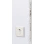 Emtek Euro Mortise Lock Body with Euro Profile Cylinder, Roller Latch and Square Trim Deadbolt Polished Stainless Steel