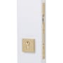 Emtek Euro Mortise Lock Body with Euro Profile Cylinder, Roller Latch and Square Trim Deadbolt Satin Brass Stainless Steel