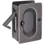 Emtek 3-1/2 Inch Passage Mortise Pocket Door Lock for 1-3/8" Thick Doors Oil Rubbed Bronze