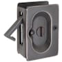 Emtek 3-1/2 Inch Height Solid Brass Privacy Pocket Door Lock Oil Rubbed Bronze