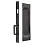 Emtek 7-1/2 Inch Solid Brass Inactive Dummy Mortise Pocket Door Pull for 1-3/8" Thick Doors Oil Rubbed Bronze
