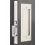 Emtek Modern Rectangular 7-1/4 Inch Passage Mortise Pocket Door Pull for 1-3/4" Thick Doors Polished Chrome