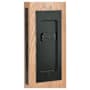 Emtek Modern Rectangular 7-1/4 Inch Privacy Mortise Pocket Door Lock for 2-1/4" Thick Doors Oil Rubbed Bronze