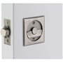Emtek Square Tubular 2-1/2" Privacy Pocket Door Lock Pewter