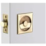Emtek Square Tubular 2-1/2" Privacy Pocket Door Lock French Antique