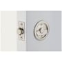 Emtek Round Tubular 2-1/2" Privacy Pocket Door Lock Satin Nickel