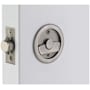 Emtek Round Tubular 2-1/2" Privacy Pocket Door Lock Pewter