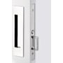 Emtek Narrow Modern Rectangular 7-1/4 Inch Passage Mortise Pocket Door Pull for 1-3/4" Thick Doors Polished Chrome