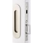 Emtek Narrow Oval 7-1/4" Tall Inactive Dummy Pocket Door Pull Satin Nickel