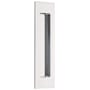 Emtek Modern Rectangular 7 Inch Tall Rectangular Flush Door Pull Polished Chrome