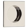 Emtek Square 2-1/2 Inch Square Flush Door Pull Polished Nickel