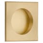 Emtek Square 2-1/2 Inch Square Flush Door Pull French Antique