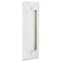 Emtek Modern Rectangular 7-1/4 Inch Tall Rectangular Flush Door Pull Satin Nickel