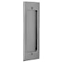 Emtek Modern Rectangular 7-1/4 Inch Tall Rectangular Flush Door Pull Pewter