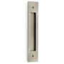 Emtek Modern Rectangular 8 Inch Center to Center Flush Door Pull Pewter
