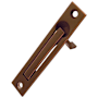 Emtek 4" Height Solid Brass Edge Pull for Sliding Doors Oil Rubbed Bronze