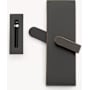 Emtek Modern Rectangular Surface Jamb Mounted Privacy Lock for Barn Doors Oil Rubbed Bronze