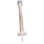 Emtek 3 Inch Long Baseboard Door Stop Satin Nickel