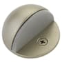 Emtek 1" Projection Solid Brass Half Dome Style Floor Mounted Door Stop Tumbled White Bronze