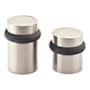 Emtek American Classic 2" Tall Cylindrical Floor Bumper Satin Nickel