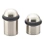 Emtek 2" Cylindrical Floor Bumper with Dome Cap from the Door Accessories Collection Satin Nickel