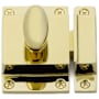 Emtek Traditional 2-15/16 Inch Long Cabinet Latch Polished Brass