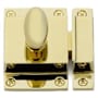 Emtek Traditional 2-15/16 Inch Long Cabinet Latch Unlacquered Brass