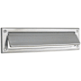 Emtek 13-1/16" Length x 3-3/8" Height Solid Brass Mail Slot Satin Nickel