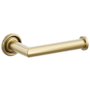 Emtek Modern Tubular Wall Mounted Euro Toilet Paper Holder with Small Regular Rosette French Antique