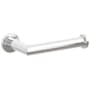 Emtek Modern Tubular Wall Mounted Euro Toilet Paper Holder with Step Disc Rosette Polished Chrome