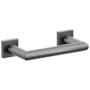 Emtek Modern Tubular Wall Mounted Pivoting Toilet Paper Holder with Small Square Rosette Oil Rubbed Bronze