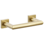 Emtek Modern Tubular Wall Mounted Pivoting Toilet Paper Holder with Small Square Rosette French Antique