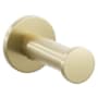 Emtek Modern Tubular Robe Hook with Small Disc Rosette Satin Brass