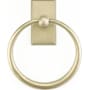 Emtek Sandcast Bronze 6-5/16 Inch Diameter Towel Ring Tumbled White Bronze