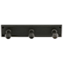 Emtek Sandcast Bronze Single Robe Hook Medium Bronze