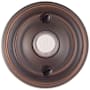 Emtek 2-3/4" Diameter Regular Style Brass Lighted Doorbell Rosette Oil Rubbed Bronze