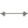 Emtek Wrought Steel 24" Single Towel Bar Satin Steel