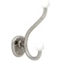 Emtek Wrought Steel Double Robe Hook Satin Steel
