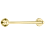 Emtek Traditional Brass 12 Inch Towel Bar Polished Brass