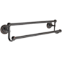 Emtek 18" Solid Brass Double Towel Bar Oil Rubbed Bronze