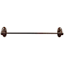 Emtek 18" Tuscany Bronze Single Towel Bar Medium Bronze