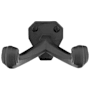 Emtek Lost Wax / Tuscany Bronze Double Robe Hook Flat Black