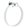 Emtek Modern 6-1/2 Inch Towel Ring Polished Chrome