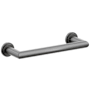 Emtek Modern Tubular 10" Towel Bar with Step Disc Rosette Oil Rubbed Bronze