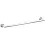 Emtek Modern Tubular 24" Towel Bar with Small Disc Rosette Polished Chrome