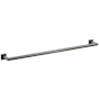 Emtek Modern Tubular 30" Towel Bar with Small Square Rosette Oil Rubbed Bronze